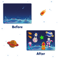 thumbnail image 6 of Skillmatics Foil Fun - Space, No Mess Art & Craft Kit for Kids, DIY Creative Activity, Travel Toys, Perfect Gifts for Girls & Boys Ages 4 to 9, 6 of 8