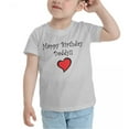 thumbnail image 3 of Happy Birthday Daddy!! Love Dad Toddler Youth T Shirts for Boys Girls (Gray, 4T), 3 of 5