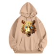 thumbnail image 4 of CONZONE Men's Hoodies Long Sleeve Pullover Hoodie for Men Tiger Graphic Hooded Sweatshirts With Pocket, 4 of 4