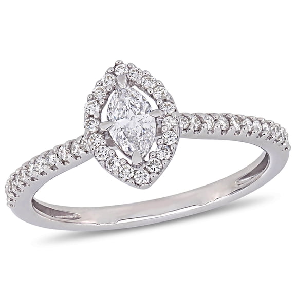 Everly Women's Diamond 14K White Gold Engagement Ring