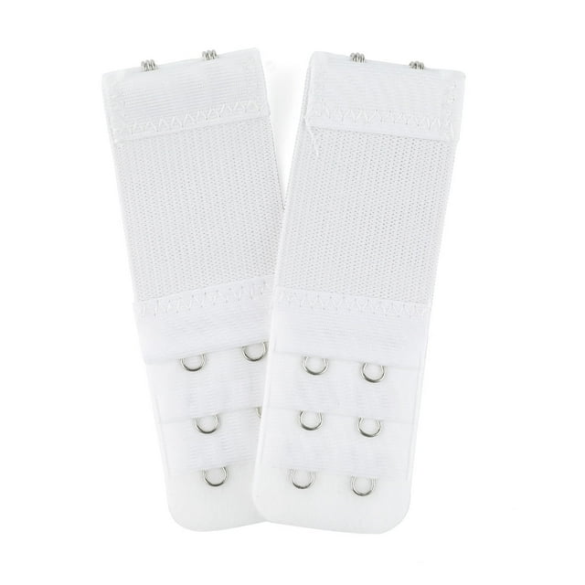 INSPIRE CHIC Women's Elastic Bra Hook Extensions 3 Rows