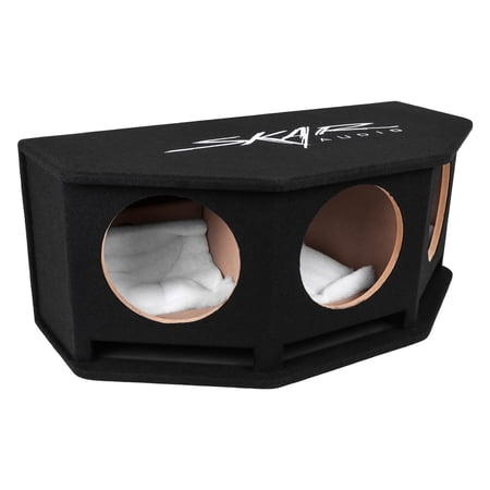 Skar Audio SK3X10V Triple 10" Universal Fit Ported Subwoofer Enclosure with Angled Rear