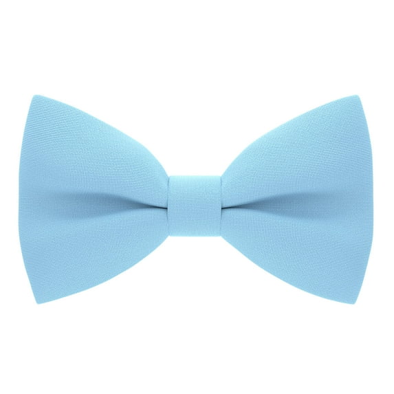 Kids Bow Ties for Men Boys Baby Toddler Cute Sky Blue Bowtie Expands Our Color Line - Light Deep Natural Blue Bowties and Electric Navy Royal Blue Clip on BowTie shop Bow Tie House (Small, Sky Blue)