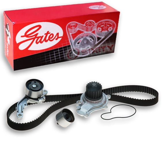 Gates PowerGrip Timing Belt Kit w Water Pump compatible with Dodge Stratus 2.4L L4 2003-2006