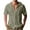 Army Green, variant on Chbgutlmr Summer Shirts for Men Lightweight Drawstring Short Sleeve Hooded Button up Loose Casual Tops