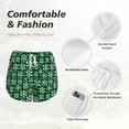 thumbnail image 6 of Lsque Christmas Pattern At Buffalo Plaid Printed Women's Running Shorts with Liner Pockets,Elastic Quick Dry Workout Athletic Gym Yoga Shorts,Womens High Waist Shorts-Medium, 6 of 9