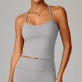 thumbnail image 2 of HAYIMI Women Soft Tank Tops For Gym Yoga Running And Outdoor Workout Comfortable Sleeveless Gym Tops For Summer Round Neck Solid Color Vacation Camisole, 2 of 6