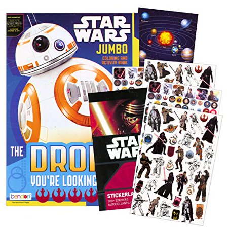 Star Wars coloring Book with Stickers Includes Bonus Solar System Sticker! | Walmart Canada