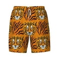 thumbnail image 4 of Lsque Mens Swim Trunks Tiger Pattern - Bathing Suit Compression Liner - Beach Swim Shorts Swimwear - (S-3XL) - Stretch Quick Dry -Small, 4 of 9