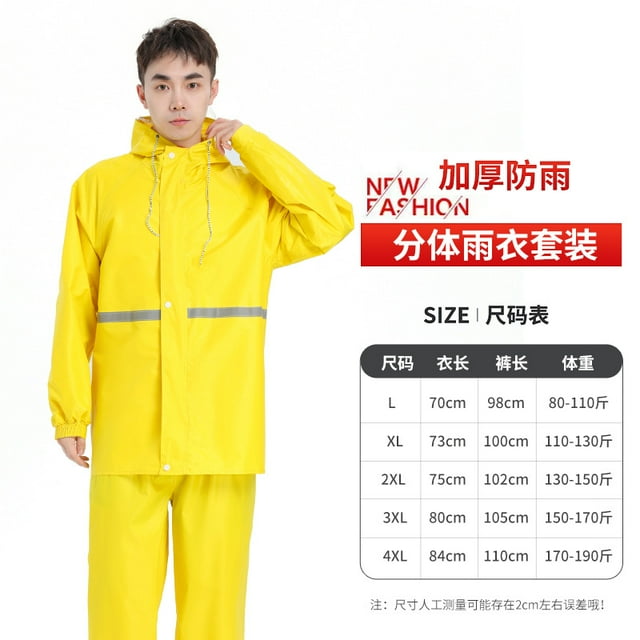 Imperméable de Moto Costume de Prévention des Tempêtes Veste Pantalon Camping Randonnée Pêche Imperméable Moto Imperméable Motard