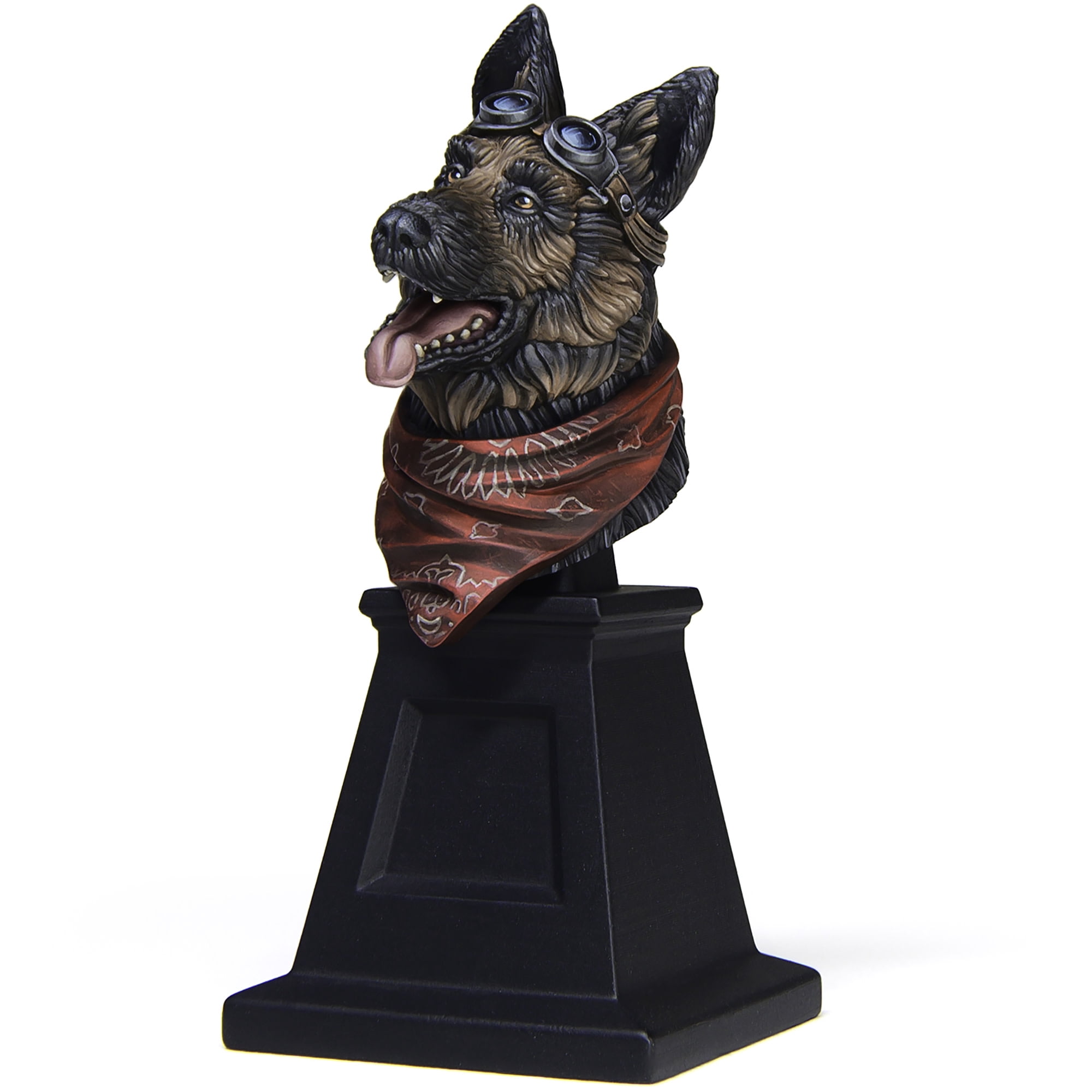 Fallout: Painter's Bust - Dogmeat - 1:12 Scale Character Miniature, Figure & Display Stand, Unpainted, Multi-Part Resin, Licensed Collectible Model