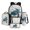 Turtle Woodgrain Splatter Paints, variant on ZUXONGSY Colorful Splatter Paint Turtles Print Boys Girls School Bag Set 4 Pcs Backpack with Lunch Box Pencil Case and Water Bottle Holder, Middle School Student Schoolbag Bookbag Set