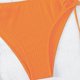thumbnail image 3 of Gibobby Traje de Baño Sexy Bikini Nuevo Bikini de cuerpo dividido Color sólido Traje de baño sexy para mujer Traje de baño multicolor(Naranja,G), 3 of 5