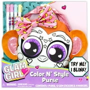Glam Girl: Color N Style - Monkey Messanger Bag - Purse Decoration Set, Ages 6+