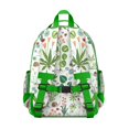 thumbnail image 3 of Lightweight student backpack, spacious and durable, water-resistant with multiple compartments, perfect for travel, accented with Floral prints., 3 of 6