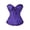 Dark Purple, variant on MEICHEN Solid Color Corset Tops For Women Fashion Sweetheart Strapless Body Shaper Elegant Gothic Bustier for Halloween, NightClub & Daily Wear