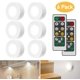 thumbnail image 1 of Luces de gabinete LED con control remoto, iluminación de gabinete de 6 piezas - blanco oso de fresa Electrónica, 1 of 4