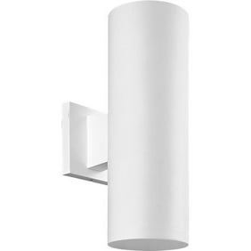 Progress Lighting P5675 20 5 Inch Up Down Cylinder With Heavy Duty Progress Lighting P5713 Cylinder 2 Light Outdoor Wall Sconc