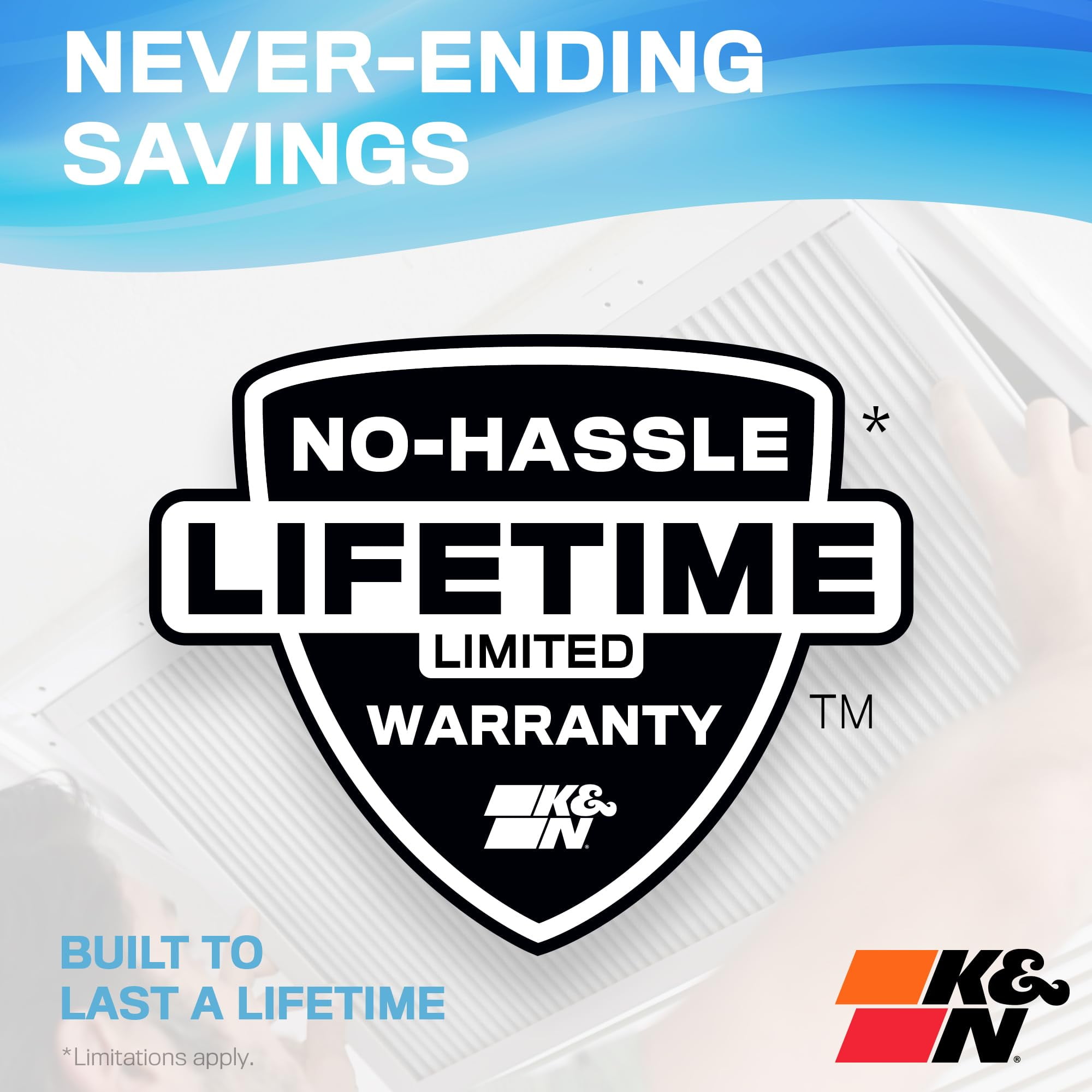 Aazon.co: K&N 24x30x1 HVAC Furnace Air Filter, Lasts A Lifetie - View #10