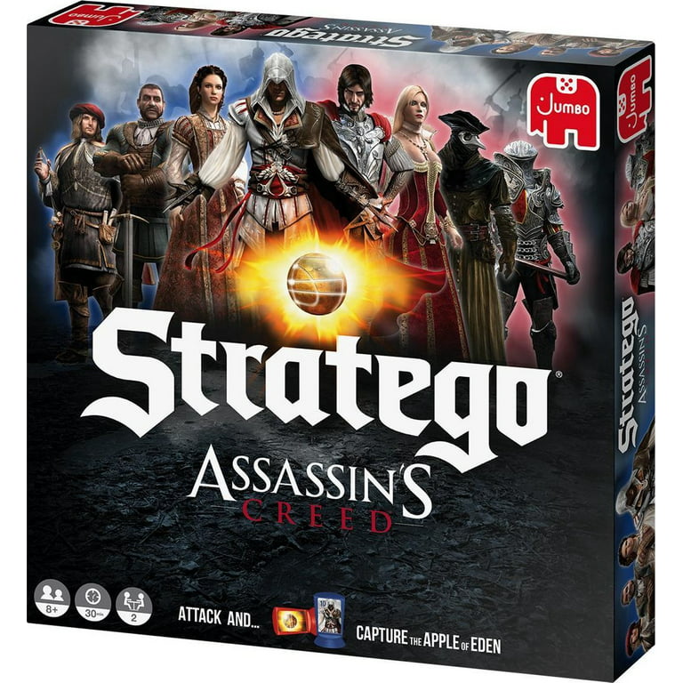 Jumbo, Stratego - Assassin's Creed, Strategy Board Game, 2 Players, Ages 8  Year Plus