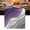 Purple, variant on Yellow Grey Ombre Table Runner 36 Inches Long, Modern Geometric Abstract Aesthetics Cream Kitchen Coffee Dining Table Decoration for Home Party Birthday Wedding Home Decor 13x36 Inches