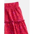 thumbnail image 2 of Wonder Nation Girls' Tiered Knit Skort, Sizes 4-18 & Plus, 2 of 3