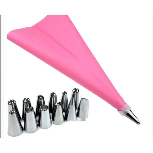 Juego de 14 ollas para decorar, herramientas para decorar pasteles, utensilios de cocina