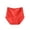Red, variant on Iyufng Plus Size High Waist Briefs for Women Floral Lace Panel Soft Skin Friendly Breathable Stretch Comfort Daily Women Underwear