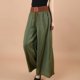 thumbnail image 3 of Gibobby pantalones mujer Pantalones anchos de mujer cómodos y elegantes (Verde, One Size), 3 of 5