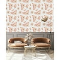 thumbnail image 2 of Beige Floral Wallpaper Pre-Pasted - 25"W x 125"H, 2 of 3