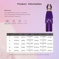 thumbnail image 7 of TSSOE Women's Praise Dance Overlays Dress Irregular Hem Dress with Metallic Patchwork Pants Liturgical Dance Clothes White XL, 7 of 7