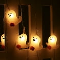 thumbnail image 1 of MesaSe PENGXAING Halloween String Lights 2Pcs 9.8ft 20 LED Skeleton Pumpkin Ghost Bat Hanging Fairy String Lights for Window Courtyard, 1 of 9