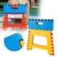 thumbnail image 2 of Taburete plegable Silla pequeña Taburete portátil avanzado para niños 32 * 22,5 * 30 cm (superficie de la silla azul), 2 of 8