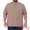 Light Brown, variant on DARING DIVA Men's Big Tall Henley Shirts Button Down Short Sleeve T-Shirt XL Green