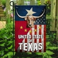 thumbnail image 2 of FLAGWIX American Flag - Texas Longhorn American Flag THN3685F - Garden Flag (11.5" x 17.5"), 2 of 3