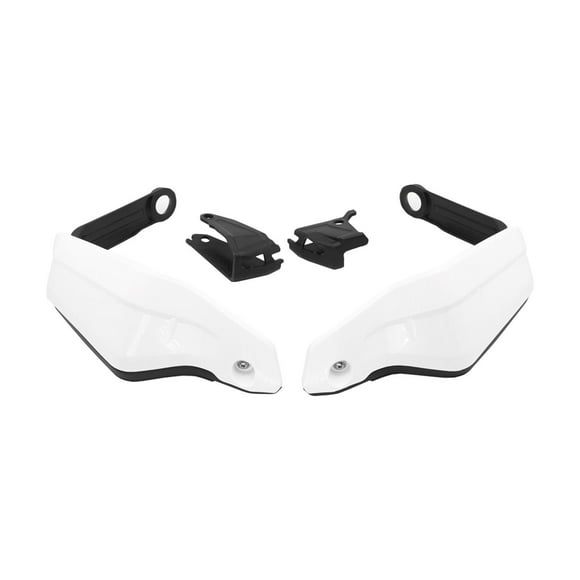 funtasica Motorcycle Hand Guards Accessories Easy to Install Handlebar Hand Guards White