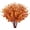 Orange, variant on 3pcs Artificial Fall Eucalyptus Leaves Fake Eucalyptus Branches Faux Silk Eucalyptus Stems Orange Silver Dollar Eucalyptus Plant for Autumn Home Wedding Table Thanksgiving Decor(Orange)