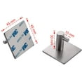 thumbnail image 2 of 3M Adhesive Hook, Bathroom Wall Hook, Stainless Steel, 4 Pieces, 2 of 5