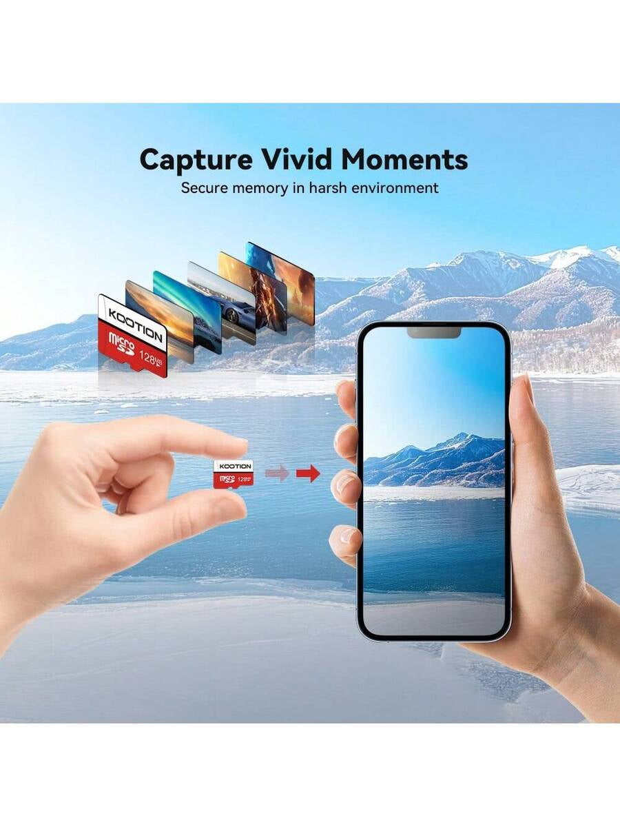 Micro SD Card 256MB 5-Pack, High-Speed TF Memory Card for Smartphones and DVRs, SD Card Mini with Adapter Included, Durable Bulk Data Storage