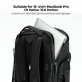 thumbnail image 3 of K&F Concept Camera Bags Backpack, Waterproof 25L Large Capacity Camera Case with Raincover for Travel, Photographers,15.6 Inch Laptop, 3 of 9