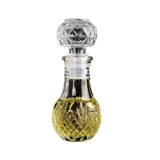 SGACAI Botella dispensadora de vidrio transparente de 50 ml Botella de vino pequeña Divisor de prueba п