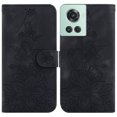 thumbnail image 2 of Compatible with OnePlus 10R Embossed Lily Wallet Case with Card Holder PU Leather Flip Cover, 2 of 5