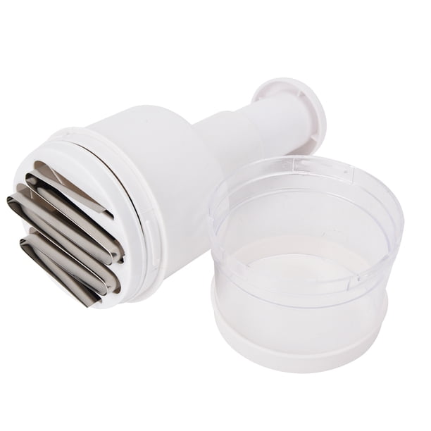 Prensa de ajo BuyWeek manual cocina plástico acero inoxidable blanco