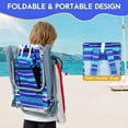 thumbnail image 5 of Kids Folding Beach & Camping Chair with Tilt Umbrella, 5 Reclining Positions, Lightweight & Portable for Toddlers (1 Pack), 5 of 7