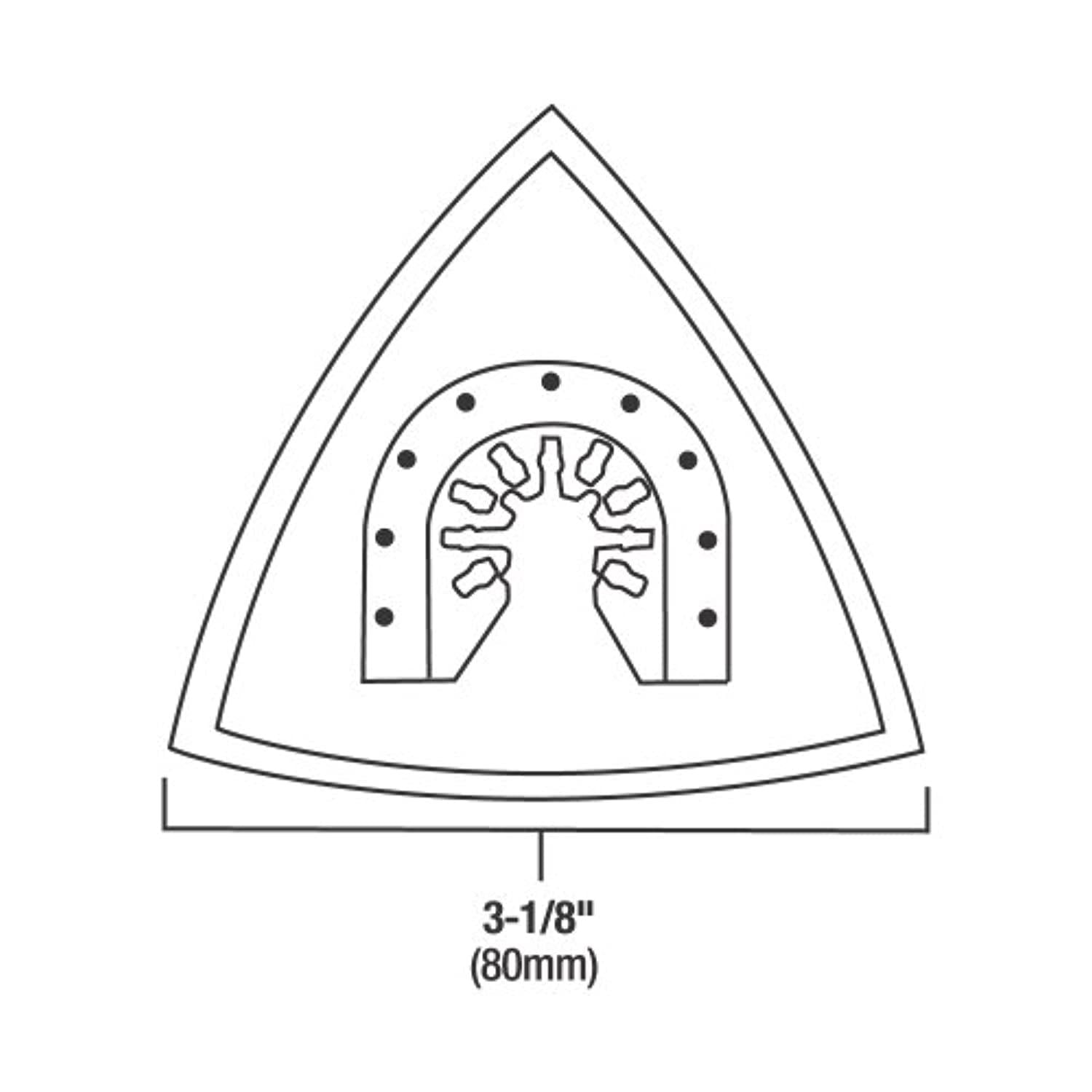 Genesis Oscillating Tool Hook & Loop Back Pad