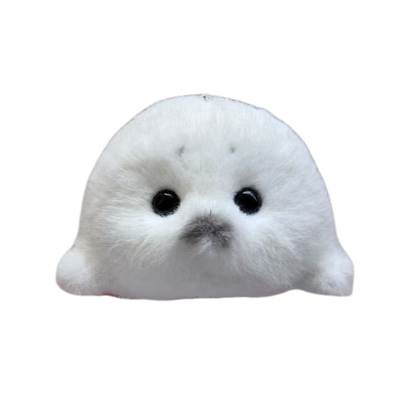 MANNYA Adorkable Sweet Seal Doll Stuffed Toy Hugging Doll Cotton Filled Loneliness Comfort Toy for Girl Toddler Room