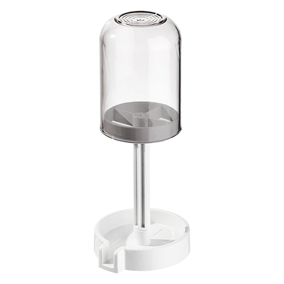 1 PC Covered Toothbrush Holder with Cup,Toothpaste Holder Stand Compatible with Regual Toothbrushes,Toothbrush Holders with Cover,Dust-Proof Toothbrush Organizer for Travel,Dorms,Bathroom