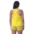 thumbnail image 4 of Nickelodeon SpongeBob SquarePants Faces Women's 2 Piece Pajama Set Tank Top and Shorts Sleepwear Loungewear, 4 of 6