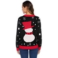 thumbnail image 2 of Purcoar Family Christmas Sweater Holiday Snowman Pullover Women S-XXL, 2 of 10