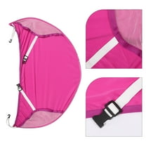 MEIBUTYUP Outdoor Purple Pushchair Sunshade Canopy with and Adjustable Angle